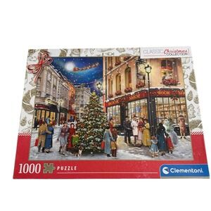 Clementoni A‎ Christmas Stroll 1000 Pieces Puzzle Complete